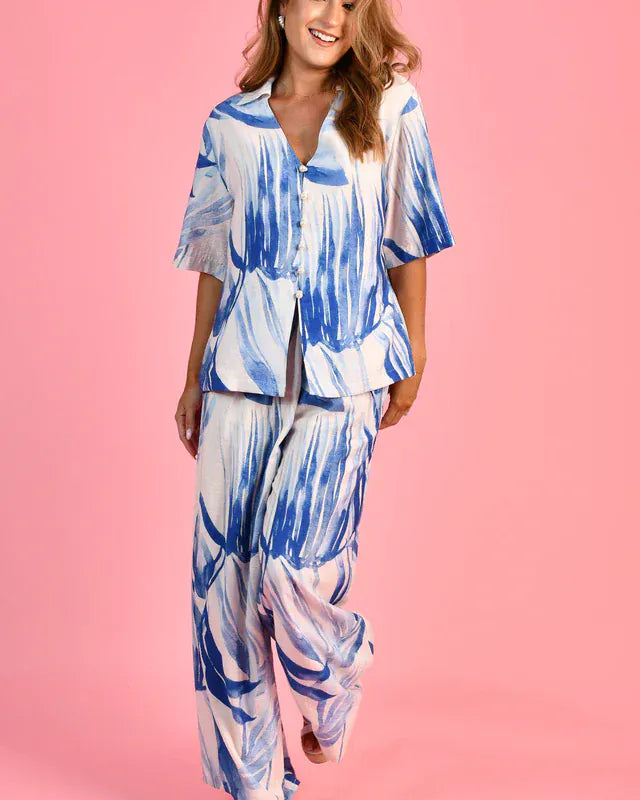 Jar Of Hearts Jar Of Hearts Odyssey Pants - Blue Crush Jar Of Hearts Odyssey Pants - Blue Crush Splash Swimwear