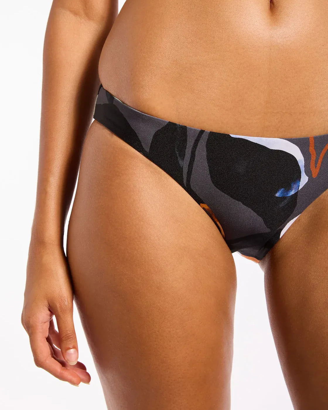 Jets Jets Flourish Hipster Pant - Charcoal J30288 Jets Flourish Hipster Pant - Charcoal Splash Swimwear Bikini Bottoms 8 9360519271454