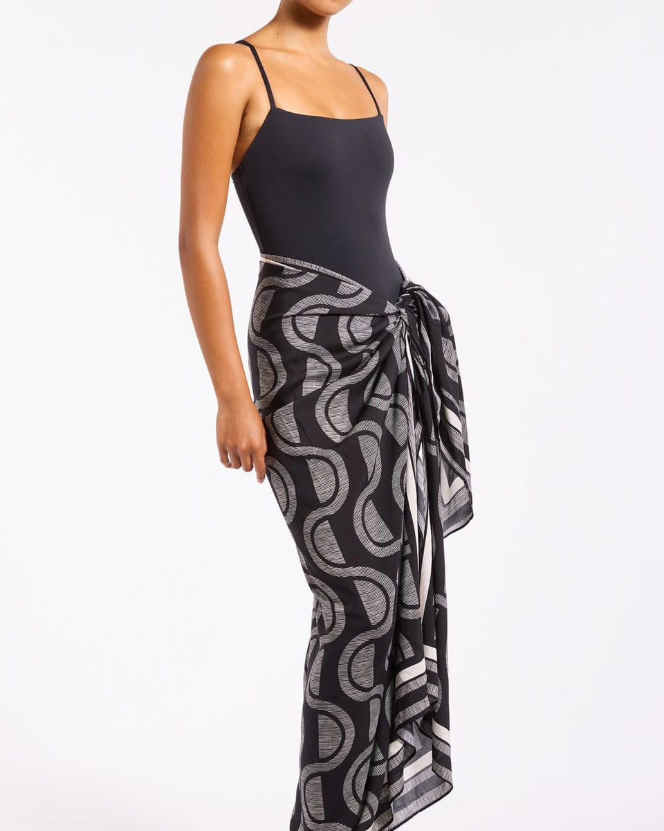 Jets Jets Harmony Long Sarong J61553.Black-O/S Jets Long Sarong | Jets Splash Swimwear Cover Ups Black / O/S 9360519273885