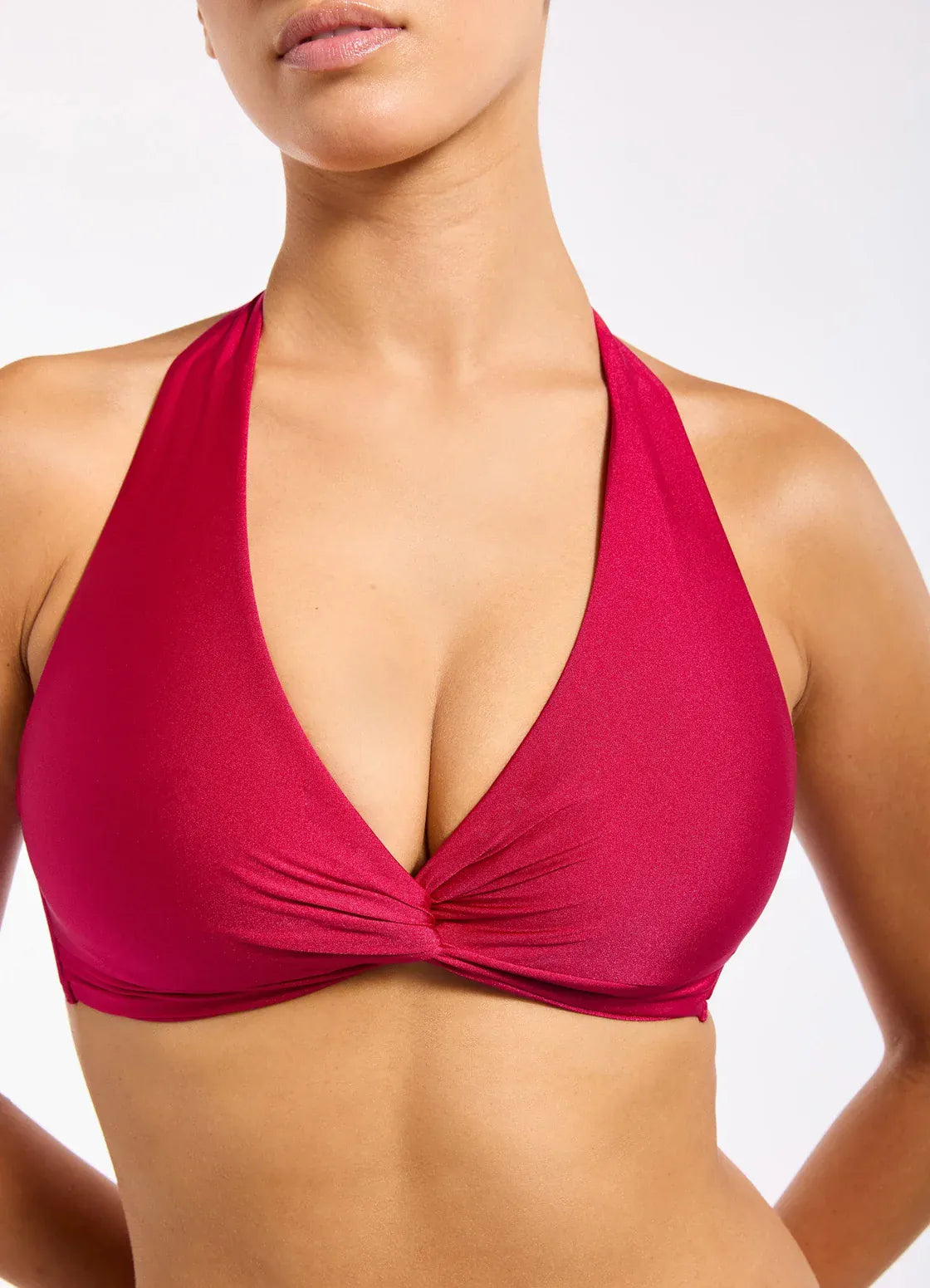 JETS Jets Shine D/DD Twist Front Bikini Top Jets Shine D/DD Twist Front Bikini Top Splash Swimwear Swimwear