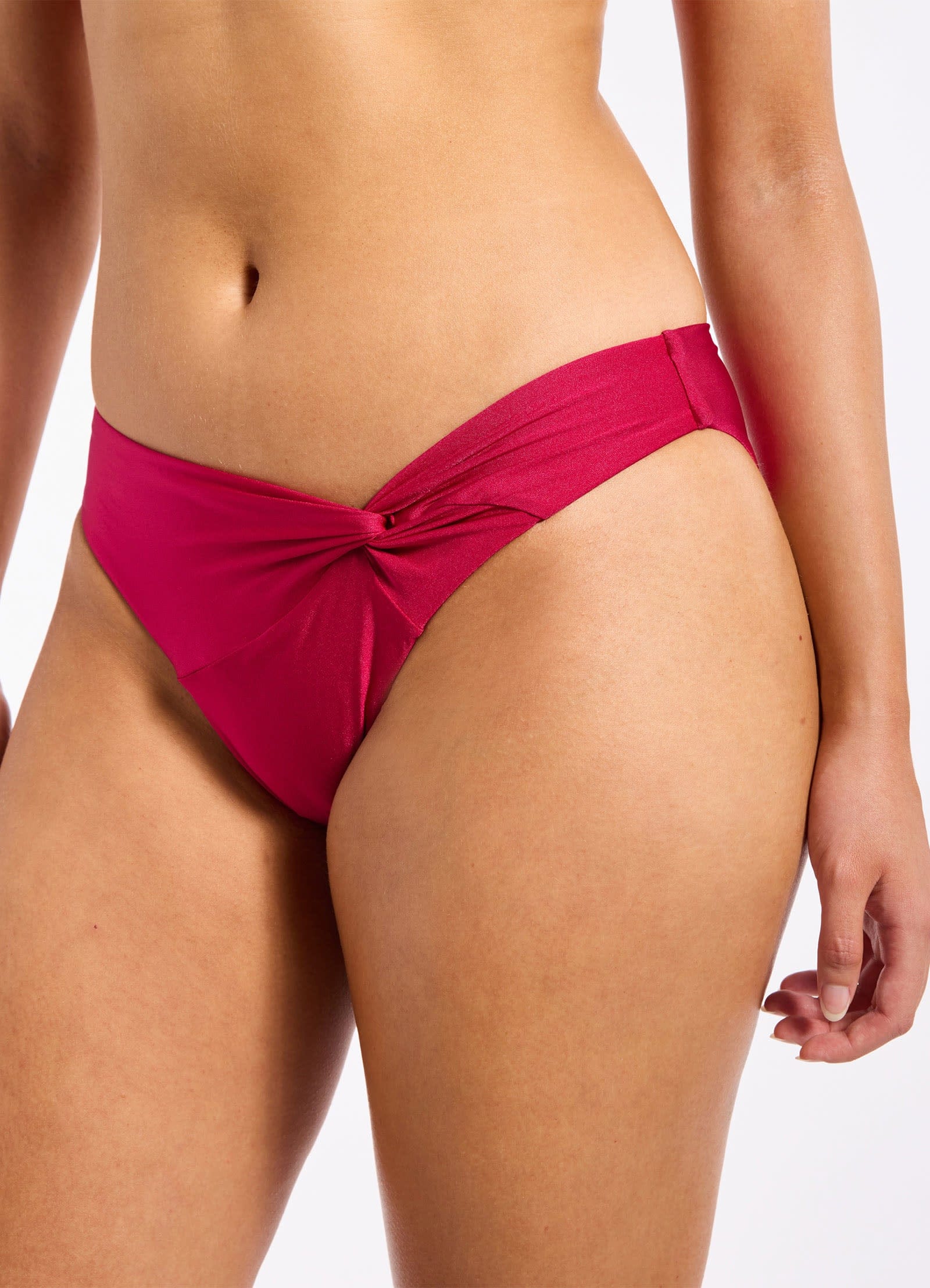 JETS Jets Shine Twist Front Hipster Bikini Bottom Jets Shine Twist Front Hipster Bikini Bottom Splash Swimwear Swimwear