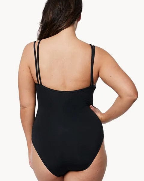 Jets Jetset Double Strap One Piece - Black Jetset Double Strap One Piece - Black | Australia Splash Swimwear One Piece