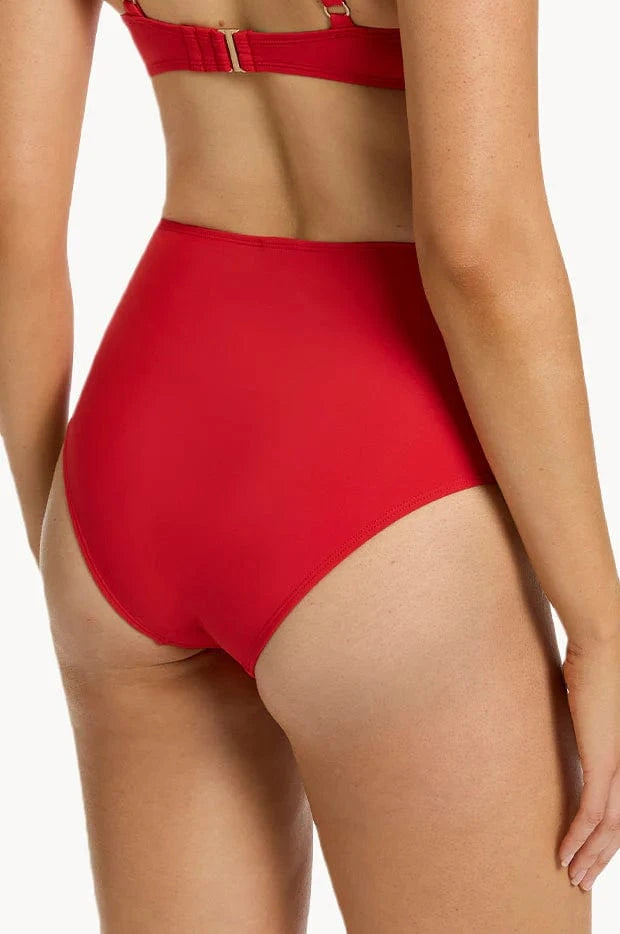 Jets Jetset High Waist Pant - Rosso Jetset High Waist Pant - Rosso Splash Swimwear Womens Swimwear