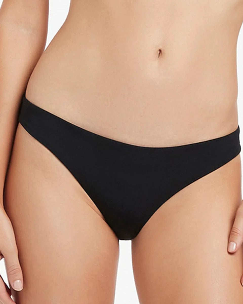 Jets Jetset Hipster - Black Splash Swimwear Bikini Bottoms