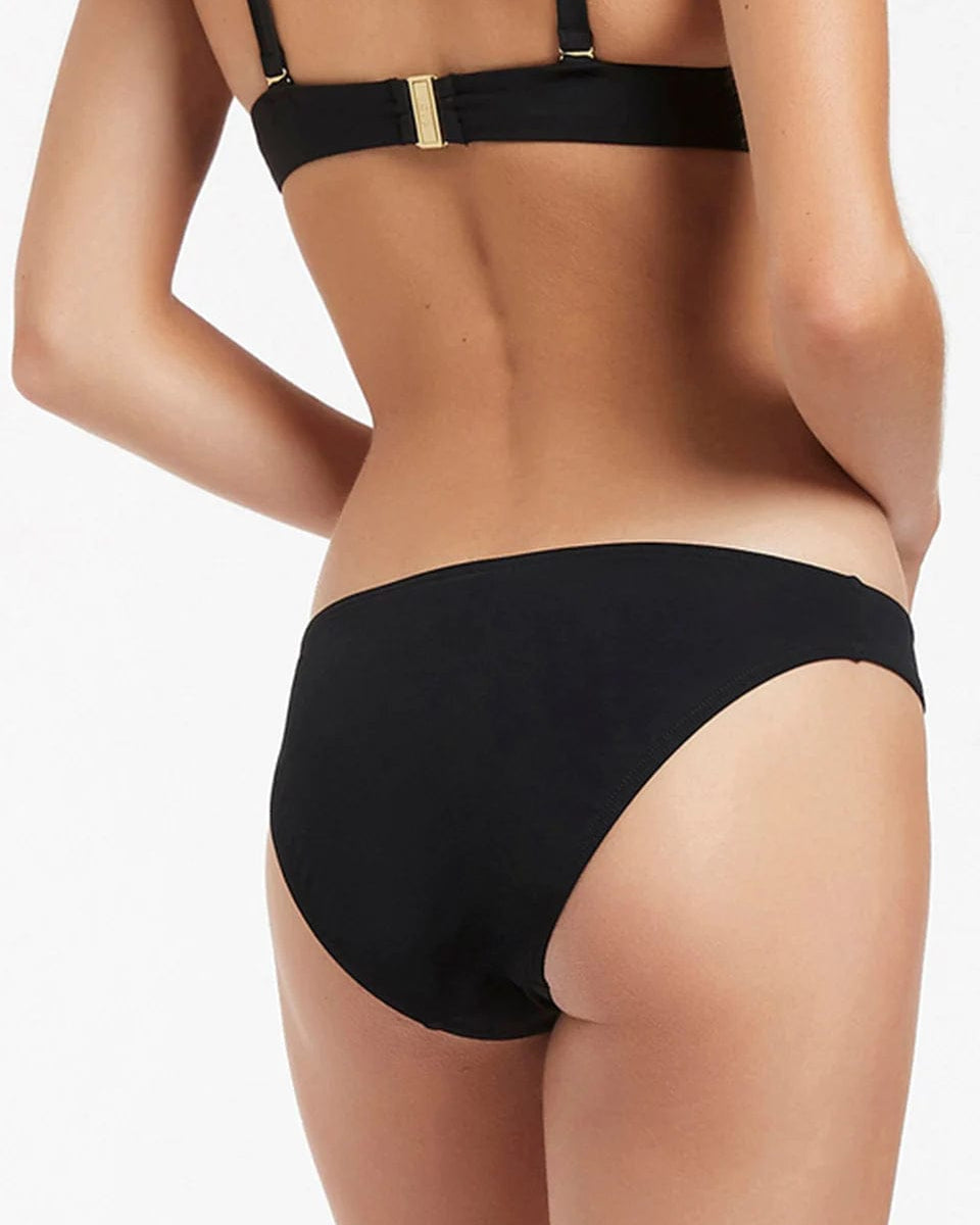 Jets Jetset Hipster - Black Splash Swimwear Bikini Bottoms