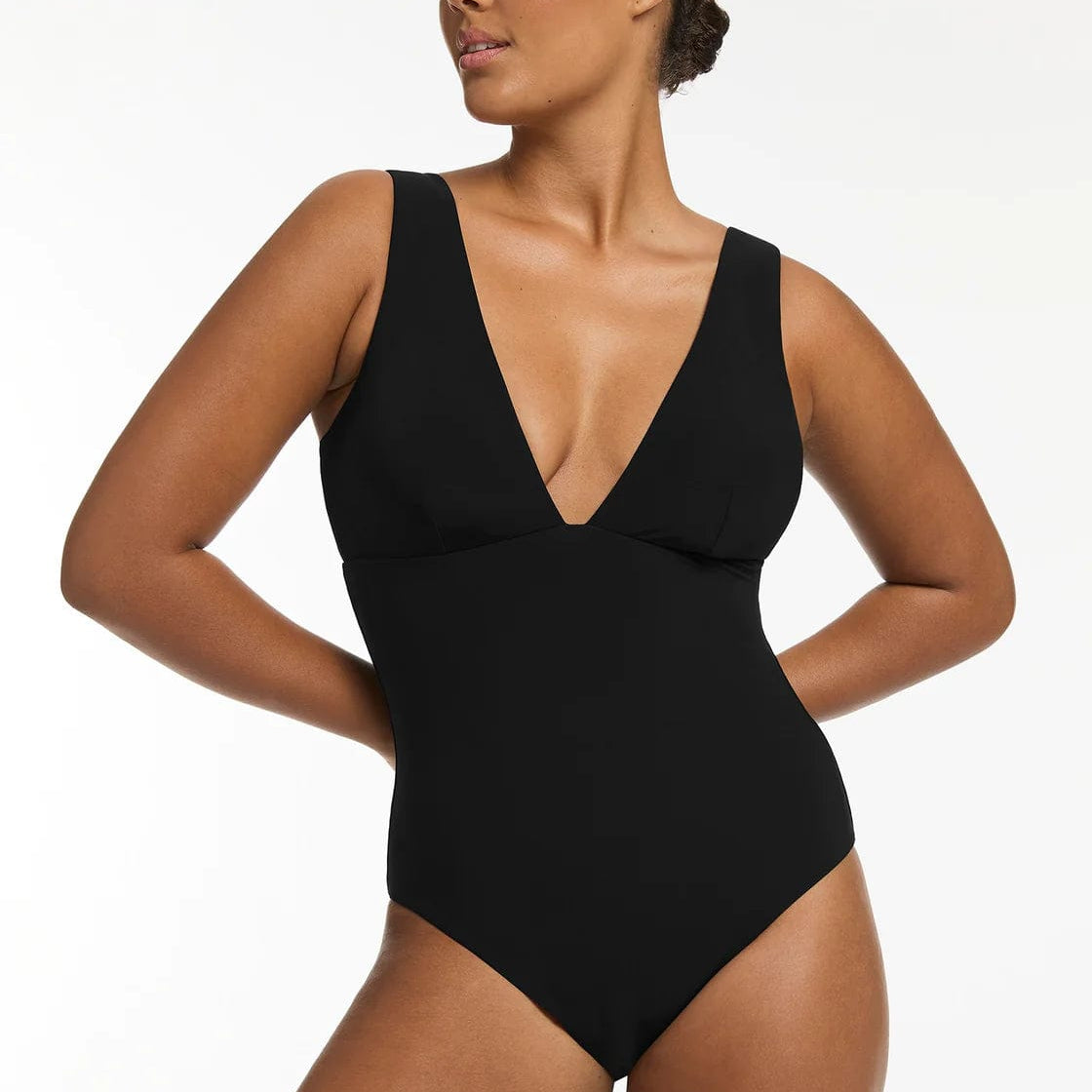 Jets Jetset Plunge One Piece J10799 Jets Jetset Plunge One Piece Splash Swimwear One Pieces Black / 8 9349623945543