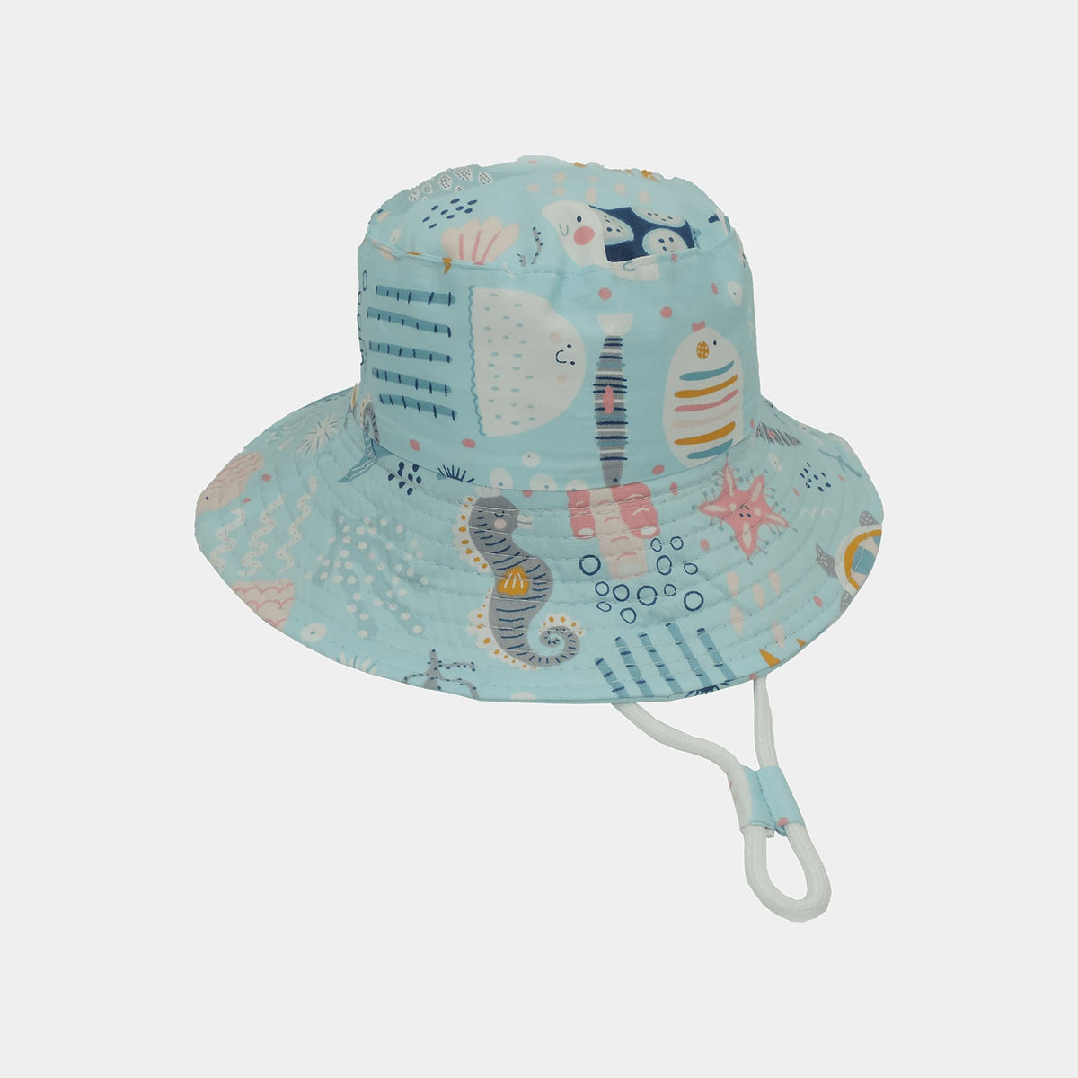 Kato Design Kids Hat - Baby Blue Sealife KB416 Kids Hat - Baby Blue Sealife Splash Swimwear 7038189666970