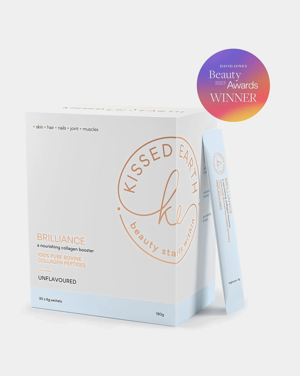 Kissed Earth Brilliance Unflavoured Collagen Powder KE5 Brilliance Unflavoured Collagen Powder Splash Swimwear Health & Beauty 9354160001843
