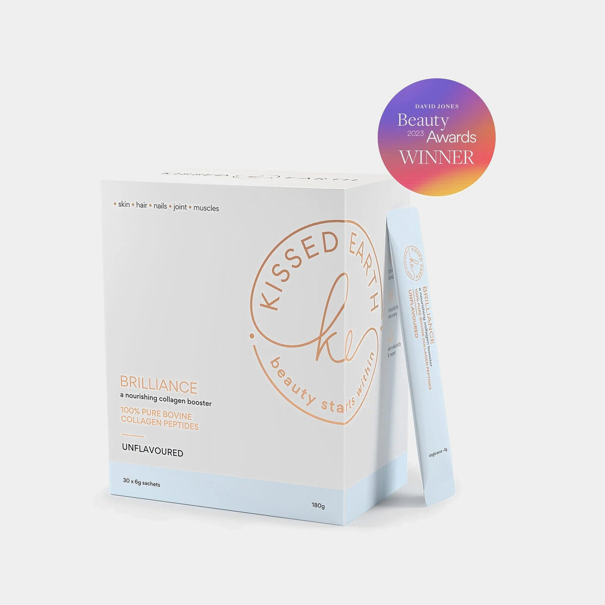 Kissed Earth Brilliance Unflavoured Collagen Powder KE5 Brilliance Unflavoured Collagen Powder Splash Swimwear Health & Beauty 9354160001843