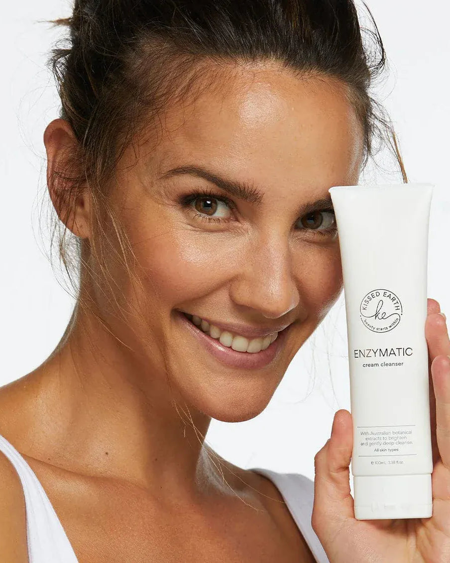 Kissed Earth Kissed Earth Enzymatic Cleanser Replenish Vanilla Protein Powder Splash Swimwear Health & Beauty