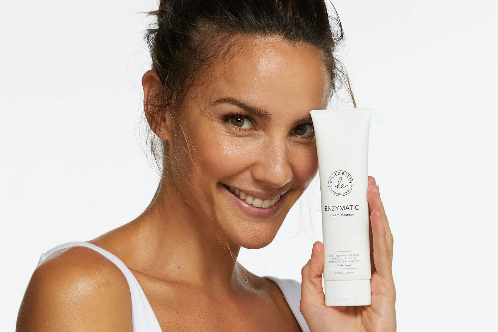 Kissed Earth Kissed Earth Enzymatic Cleanser Replenish Vanilla Protein Powder Splash Swimwear Health & Beauty