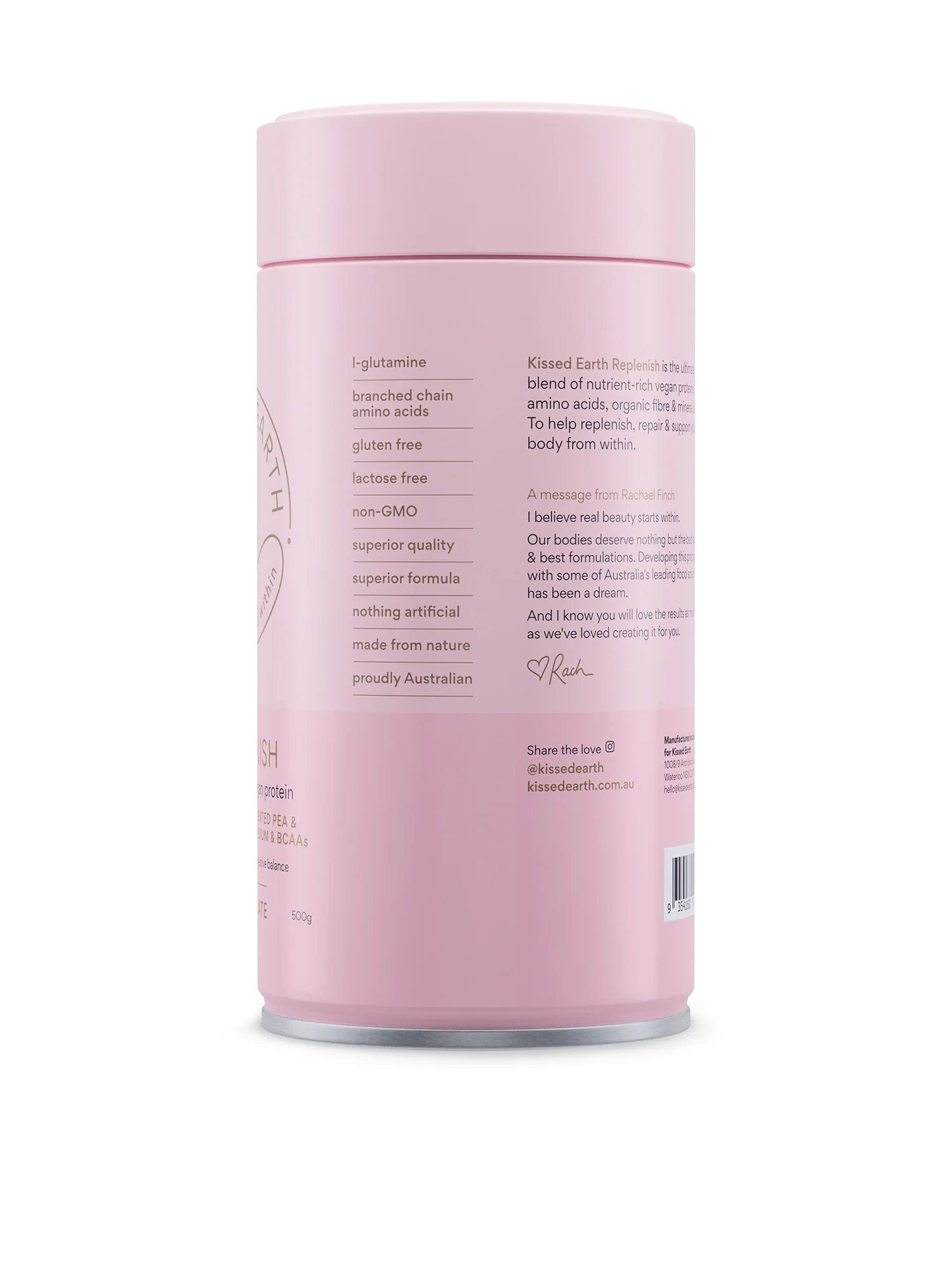 Kissed Earth Replenish Chocolate Protein Powder KE15 Splash Swimwear Health & Beauty 9354160001812