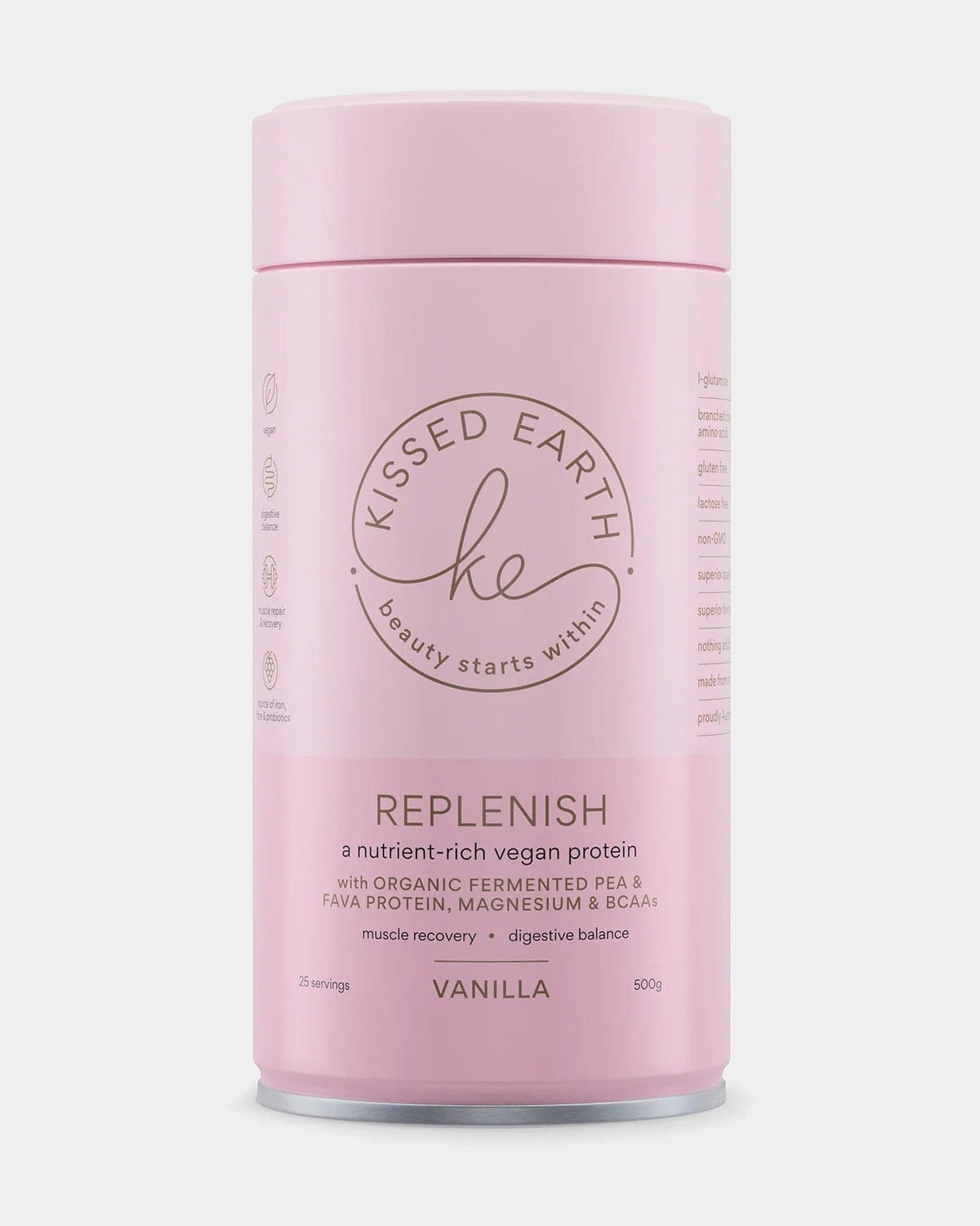 Kissed Earth Replenish Vanilla Protein Powder KE16 Replenish Vanilla Protein Powder Splash Swimwear Health & Beauty 9354160001928