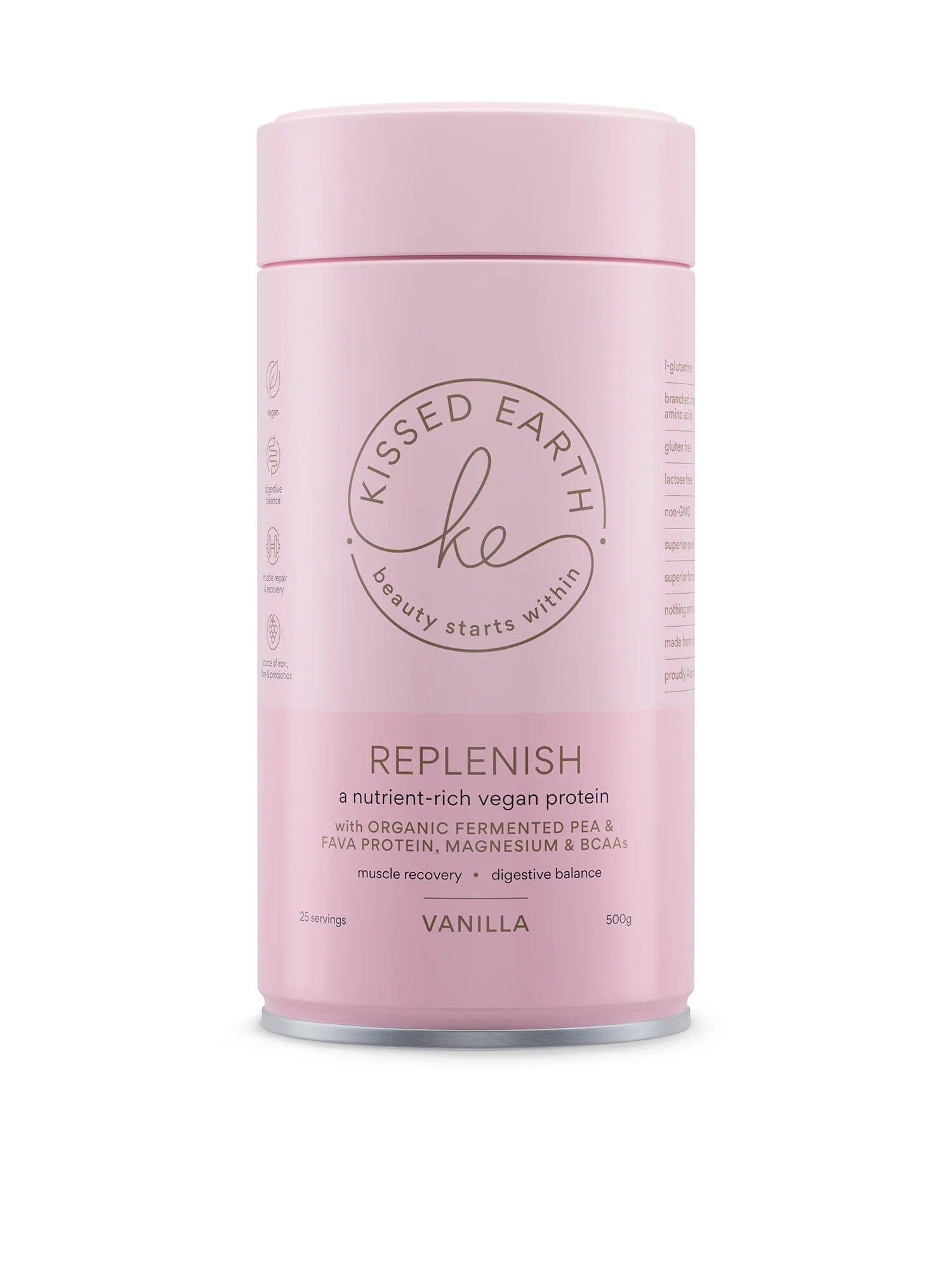 Kissed Earth Replenish Vanilla Protein Powder KE16 Splash Swimwear Health & Beauty 9354160001928