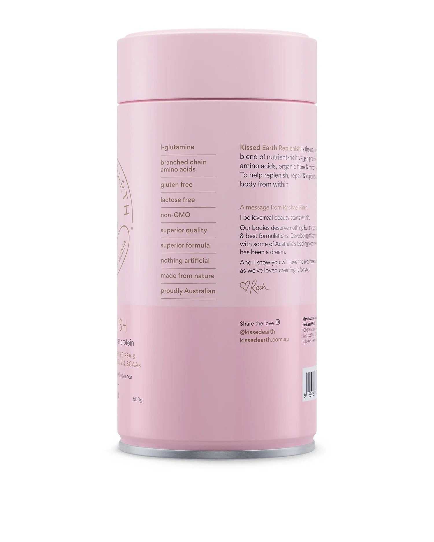 Kissed Earth Replenish Vanilla Protein Powder KE16 Splash Swimwear Health & Beauty 9354160001928