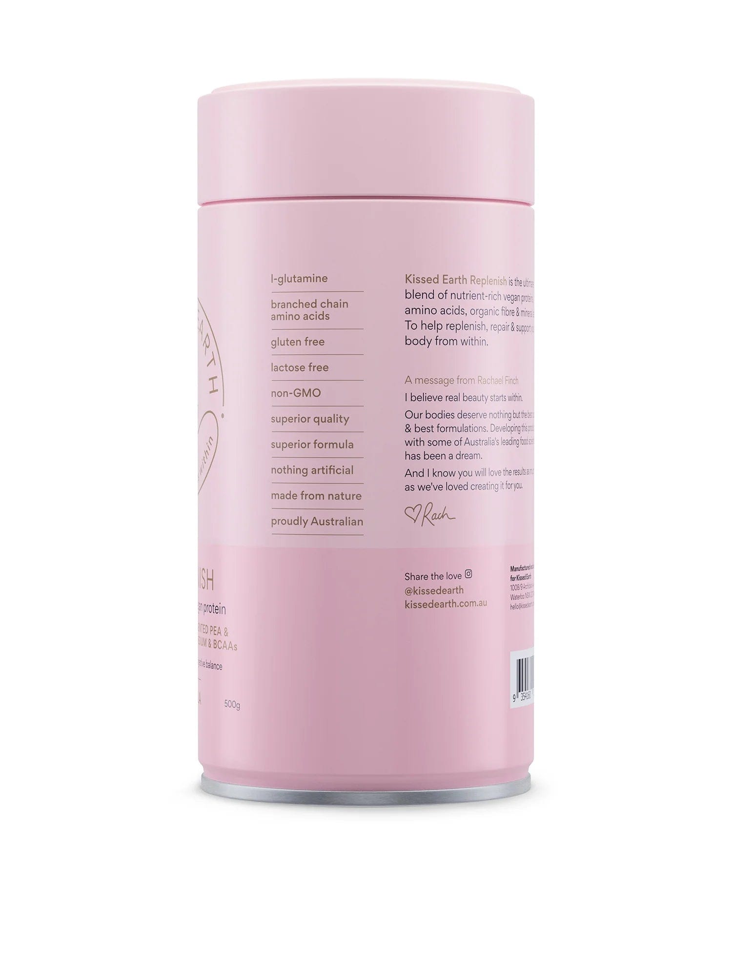 Kissed Earth Replenish Vanilla Protein Powder KE16 Splash Swimwear Health & Beauty 9354160001928