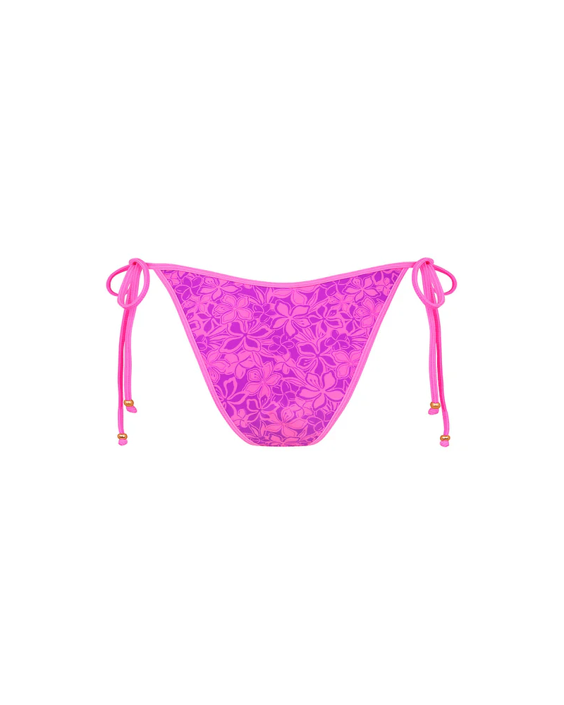 Kulani Kinis Kulani Kinis Bind Dipped Cheeky Tie Bikini Bottom -Bubble Berry Kulani Kinis Bind Dipped Cheeky Tie Bikini Bottom -Bubble Berry Splash Swimwear