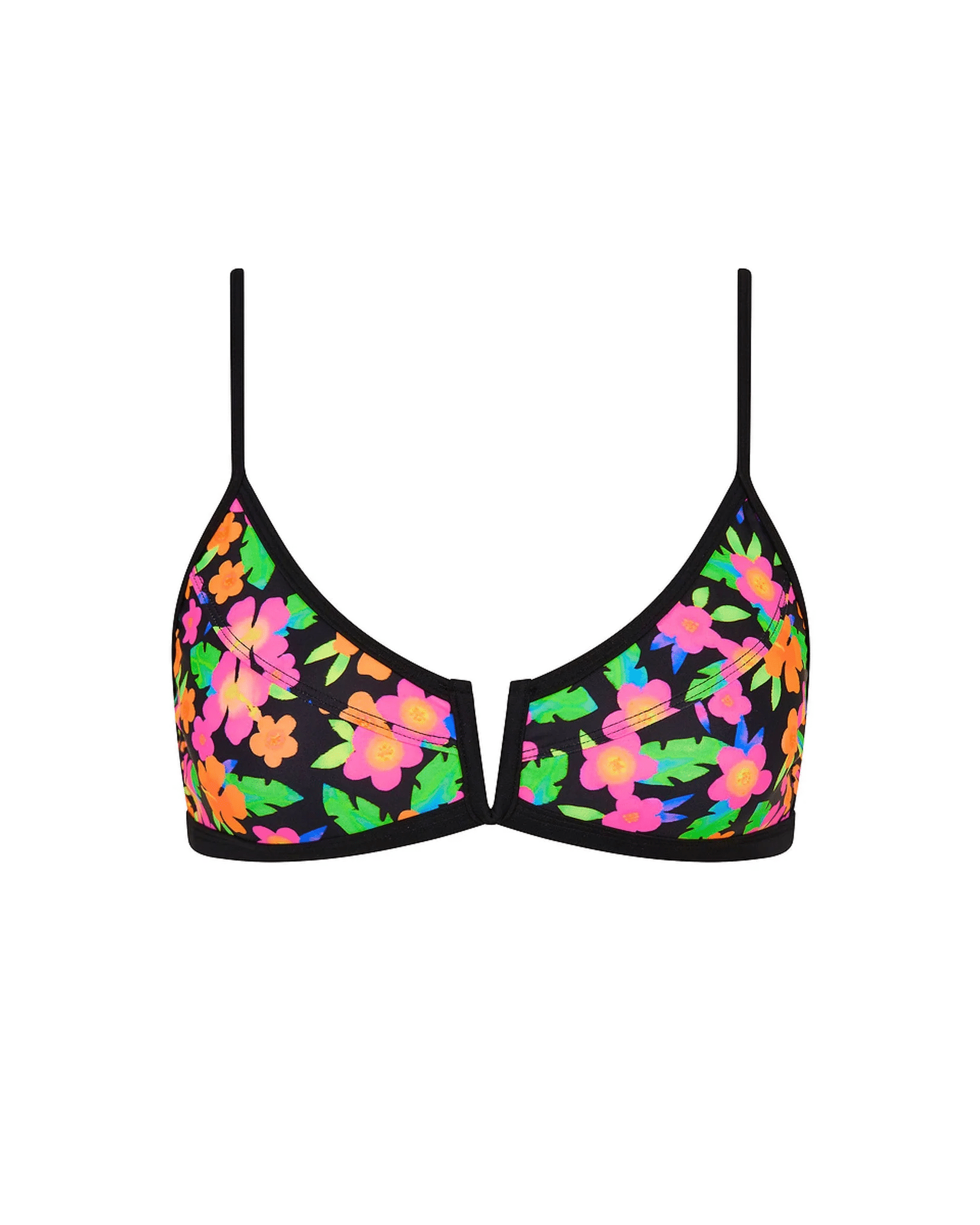 Kulani Kinis Kulani Kinis Bind Slim V Crop Bikini Top - Midnight Glow Kulani Kinis Bind Slim V Crop Bikini Top - Midnight Glow Splash Swimwear