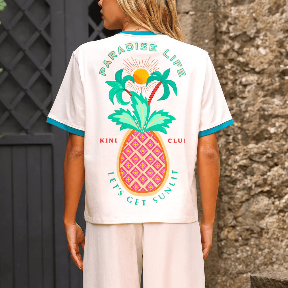 Kulani Kinis Kulani Kinis Boyfriend Bind Tee - Kini Club Kulani Kinis Boyfriend Bind Tee - Kini Club Splash Swimwear