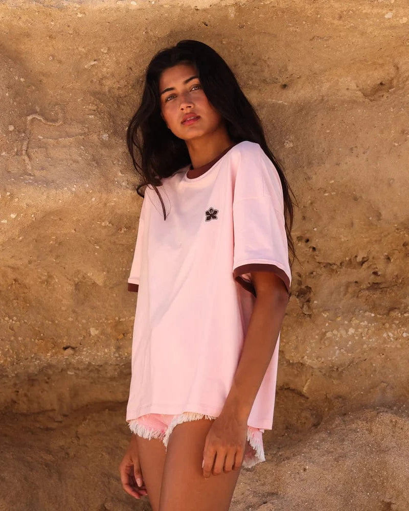 Kulani Kinis Kulani Kinis Boyfriend Bind Tee - Luna Belle Kulani Kinis Boyfriend Bind Tee - Luna Belle Splash Swimwear T-shirt