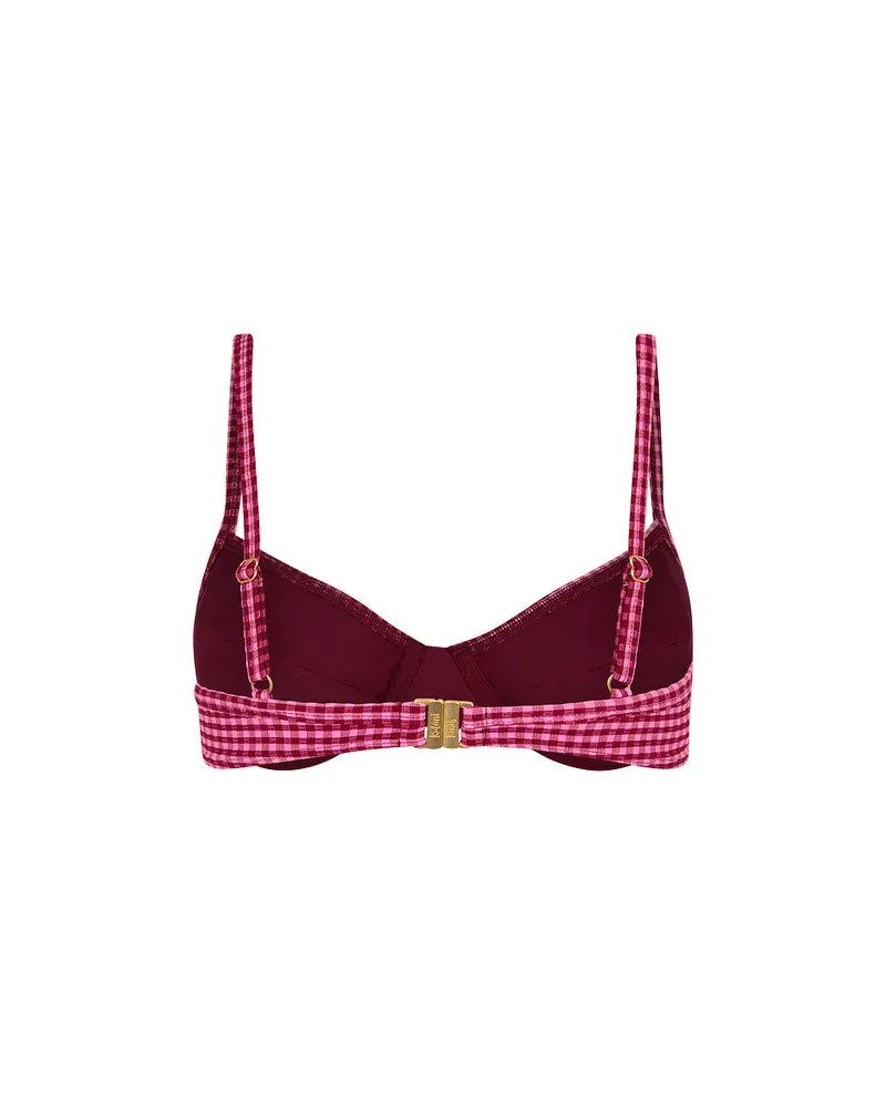 Kulani Kinis Kulani Kinis Ditzy Underwire Bra Bikini Top - Cherry Kiss Kulani Kinis Ditzy Underwire Bra Bikini Top - Sunlit Spritz Splash Swimwear Bikini Tops