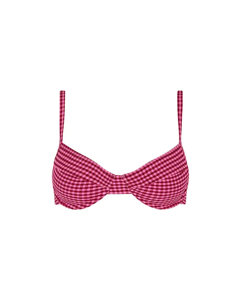 Kulani Kinis Kulani Kinis Ditzy Underwire Bra Bikini Top - Cherry Kiss Kulani Kinis Ditzy Underwire Bra Bikini Top - Sunlit Spritz Splash Swimwear Bikini Tops