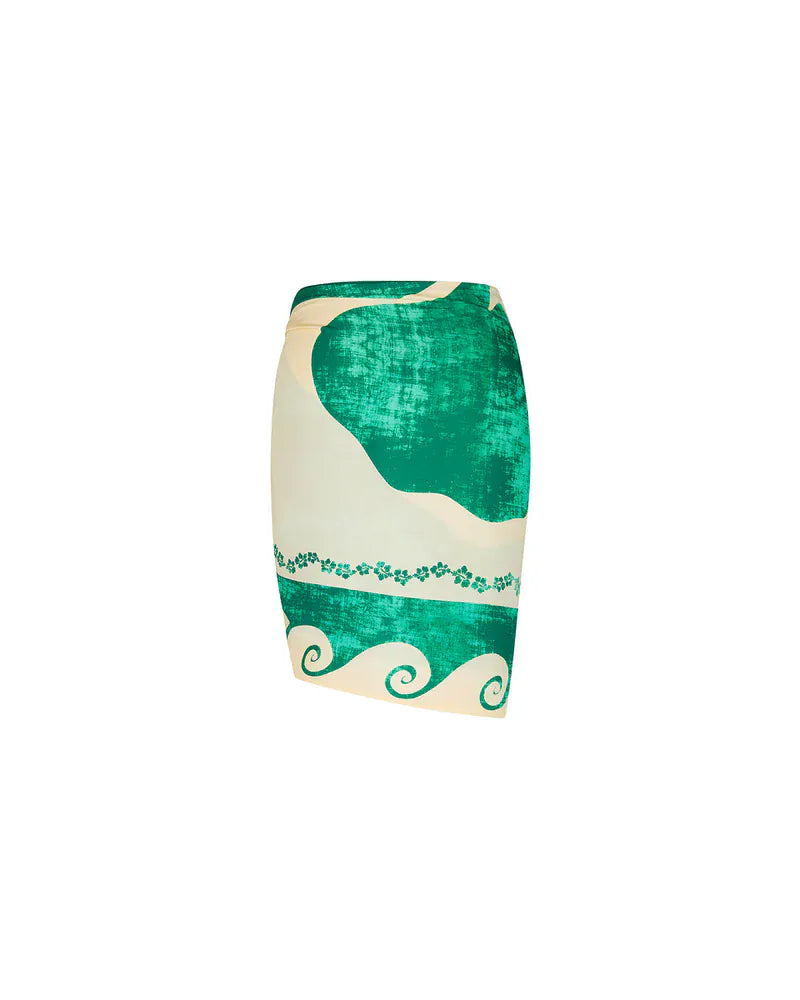 Kulani Kinis Kulani Kinis Emerald Springs Sarong Cover Up SAR101-EMSP Kulani Kinis Emerald Springs Sarong Cover Up Splash Swimwear Sarong 840522525359