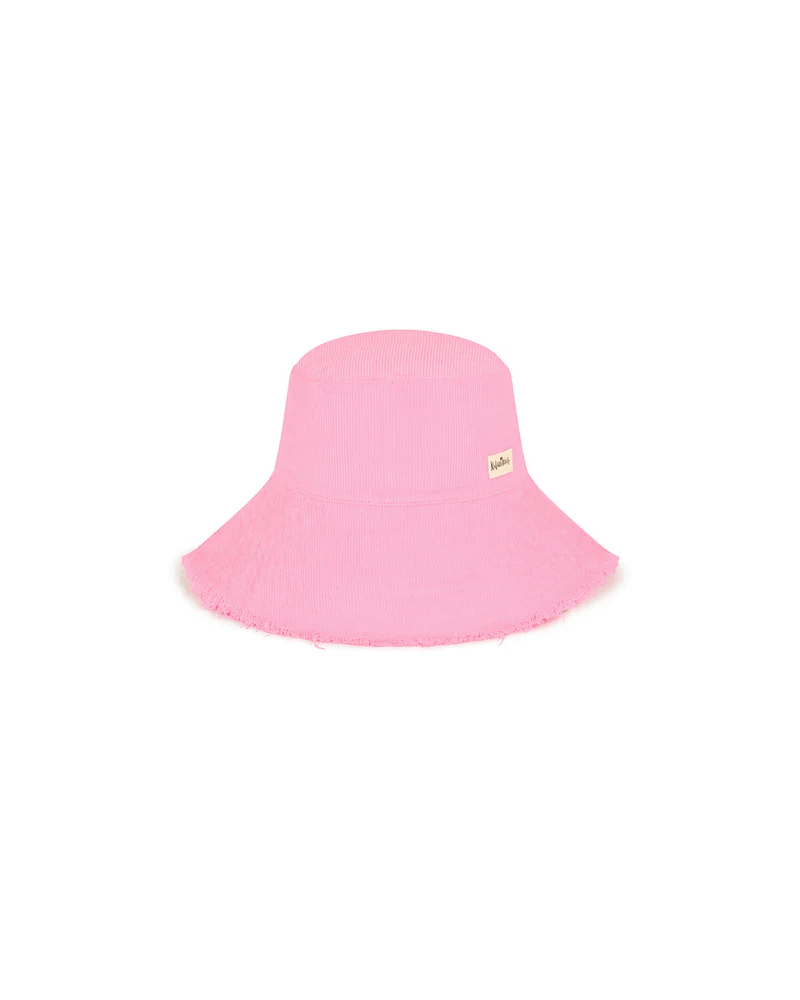 Kulani Kinis Kulani Kinis Frayed Corduroy Bucket Hat - Pink Lemonade Kulani Kinis Frayed Corduroy Bucket Hat - Pink Lemonade Splash Swimwear Hats