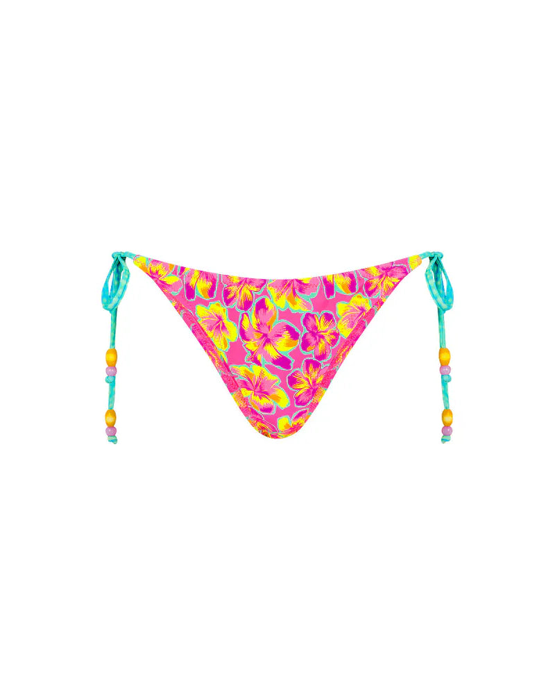 Kulani Kinis Kulani Kinis Full Coverage Tie Bikini Bottom - Sun Pop Kulani Kinis Full Coverage Tie Bikini Bottom - Sun Pop Splash Swimwear Bikini Bottoms