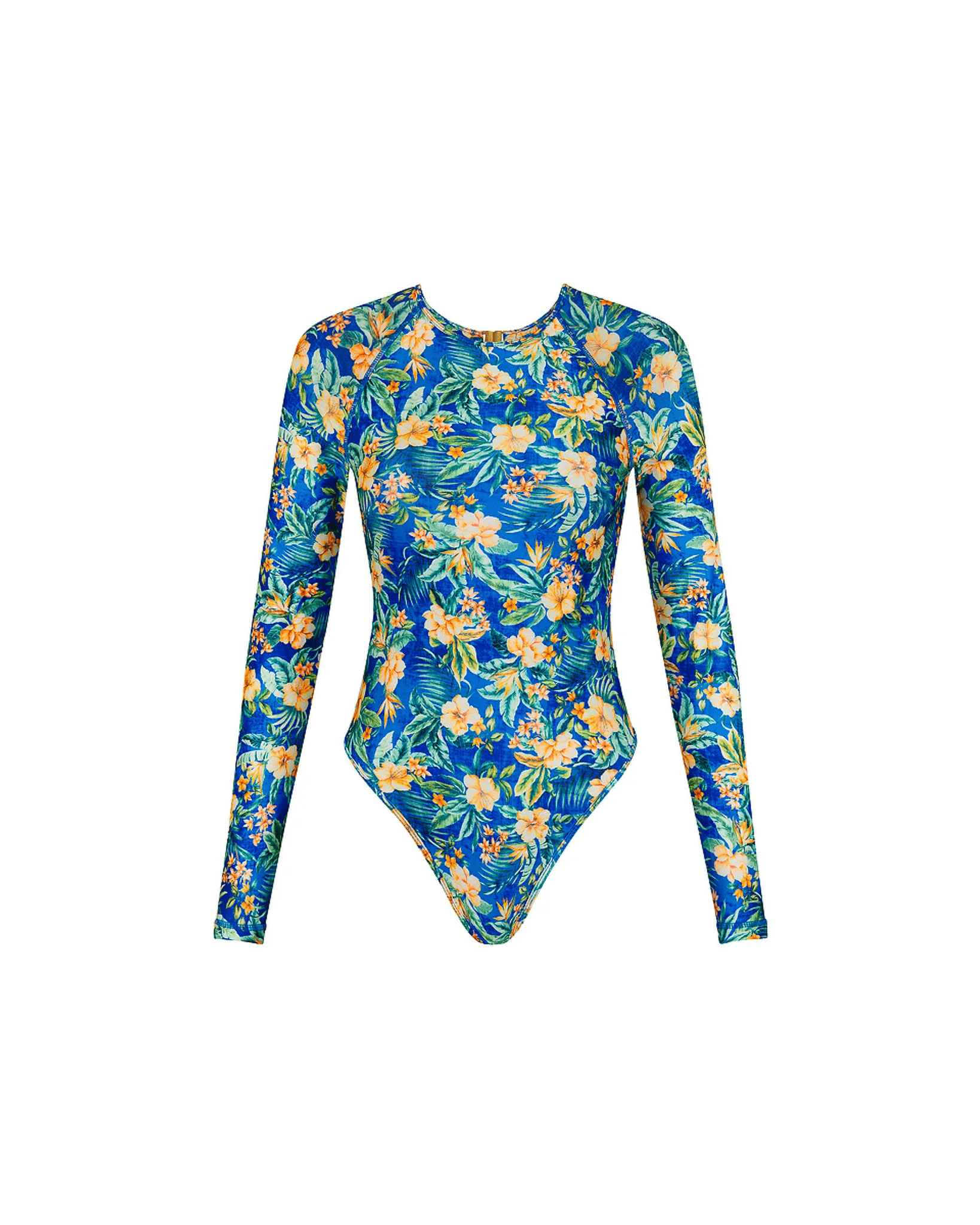 Kulani Kinis Kulani Kinis Long Sleeve Surf Suit - Tropez Tides Kulani Kinis Long Sleeve Surf Suit - Tropez Tides Splash Swimwear One Pieces