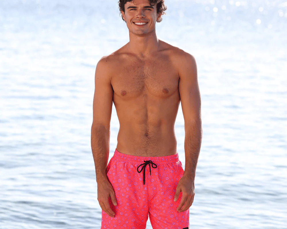 Kulani Kinis Kulani Kinis Mens Swim Trucks - Kiss Me Kulani Kinis Mens Swim Trucks - Kiss Me Splash Swimwear Mens Shorts
