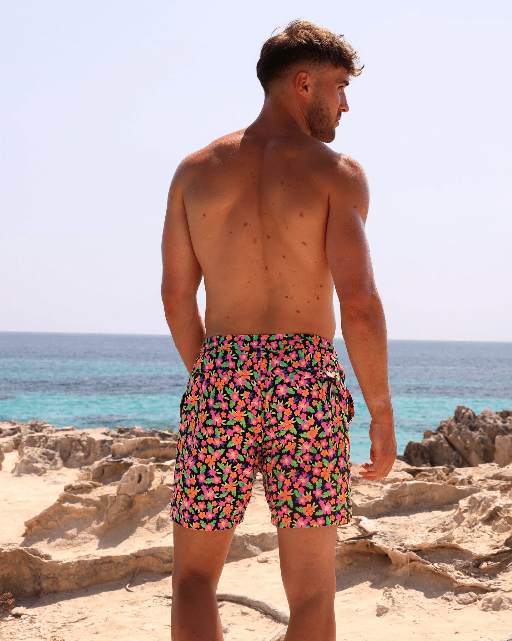 Kulani Kinis Kulani Kinis Mens Swim Trucks - Midnight glow Kulani Kinis Mens Swim Trucks - Midnight glow Splash Swimwear Mens Shorts