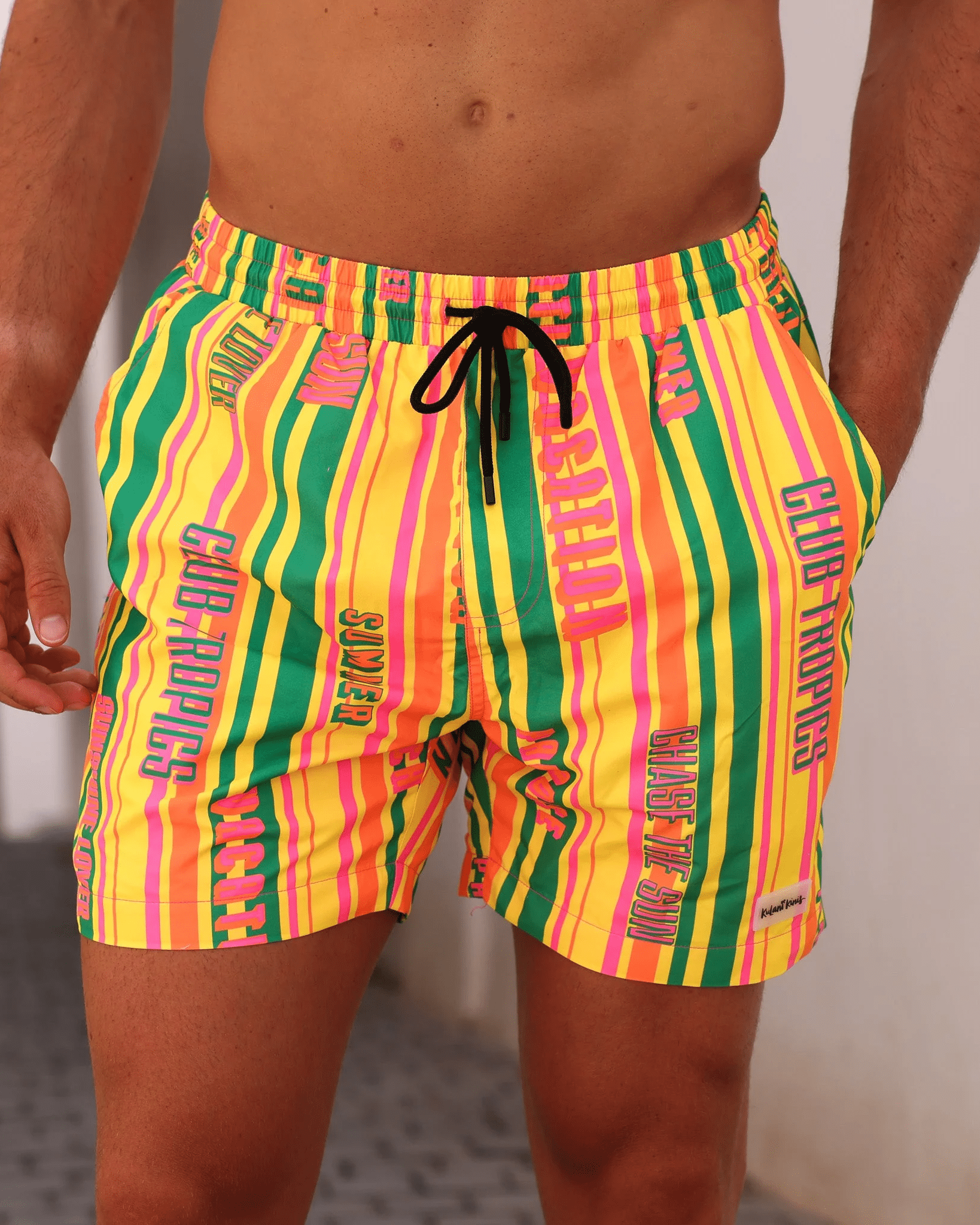 Kulani Kinis Kulani Kinis Mens Swim Trucks - Sunshine Lover Kulani Kinis Mens Swim Trucks - Sunshine Lover Splash Swimwear Mens Shorts