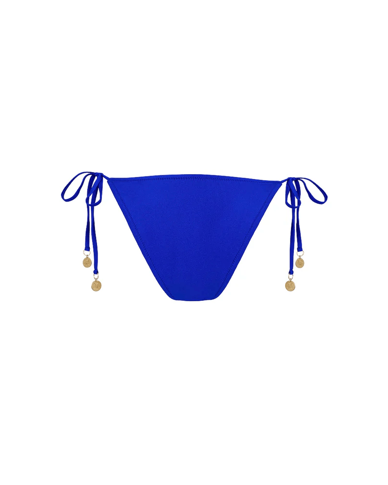 Kulani Kinis Kulani Kinis Ring Cheeky Tie Bikini Bottom -Blue Lagoon Kulani Kinis Ring Cheeky Tie Bikini Bottom -Blue Lagoon Splash Swimwear
