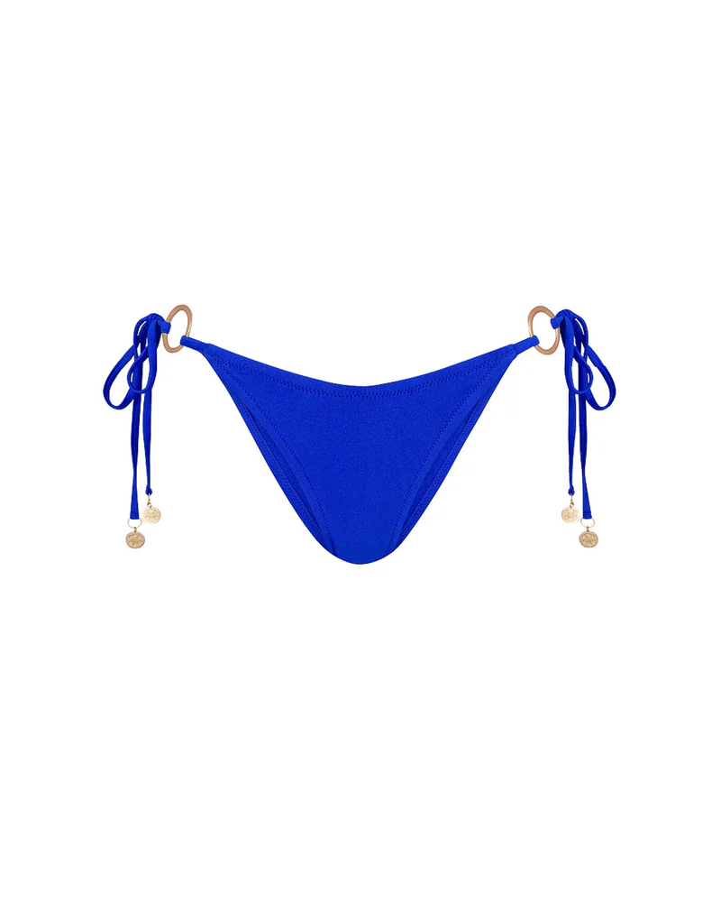 Kulani Kinis Kulani Kinis Ring Cheeky Tie Bikini Bottom -Blue Lagoon Kulani Kinis Ring Cheeky Tie Bikini Bottom -Blue Lagoon Splash Swimwear