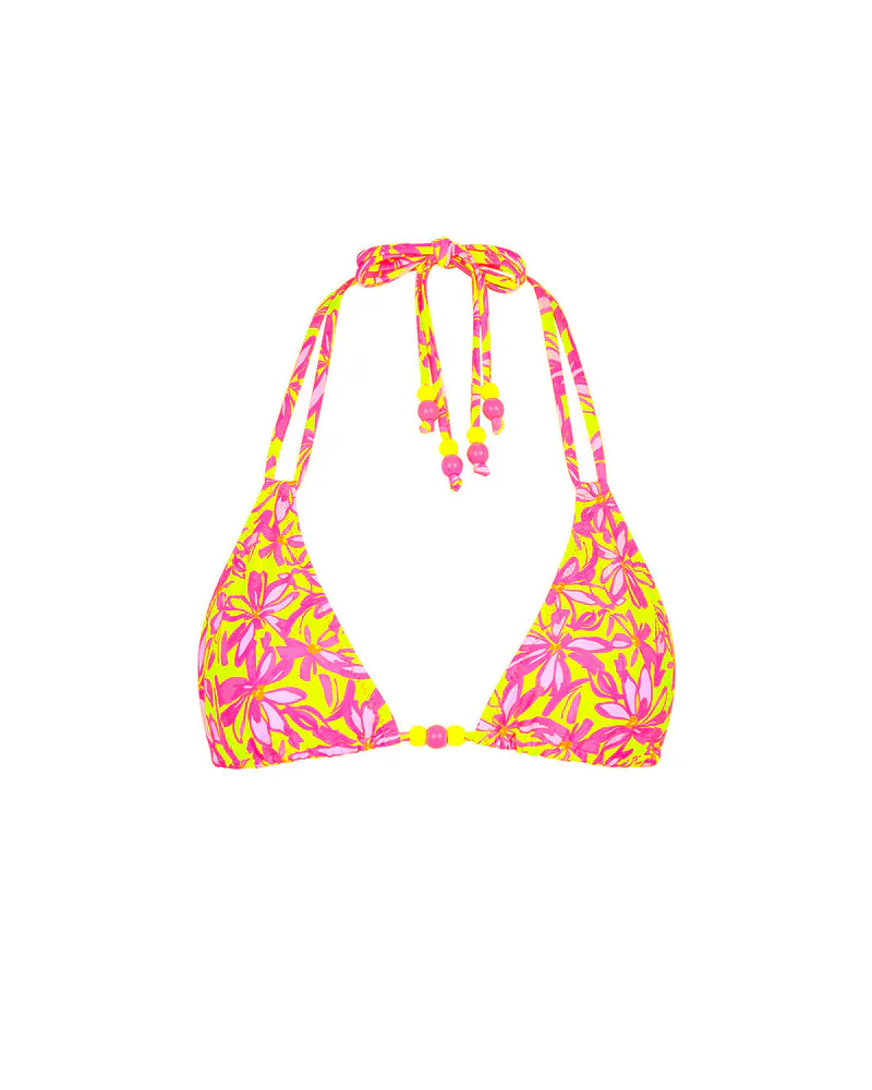 Kulani Kinis Kulani Kinis Sherbet Skies Halter Bralette Bikini Top Kulani Kinis Sherbet Skies Halter Bralette Bikini Top Splash Swimwear Bikini Tops