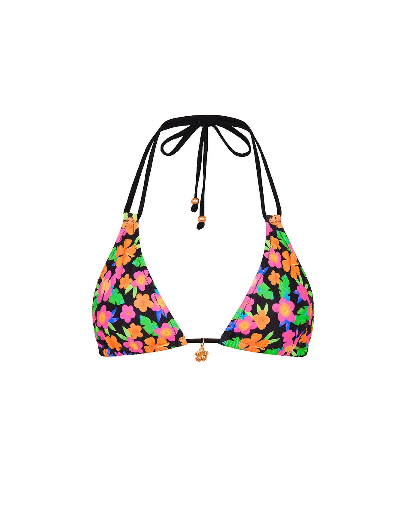 Kulani Kinis Kulani Kinis Simple Strap Halter Bikini Top - Midnight Glow Kulani Kinis Simple Strap Halter Bikini Top - Midnight Glow Splash Swimwear