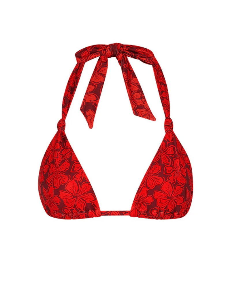 Kulani Kinis Kulani Kinis Soft Knot Halter Bikini Top - Sassy Sangria TOP229-SASA Kulani Kinis Soft Knot Halter Bikini Top - Sassy Sangria Splash Swimwear Bikini Tops XS