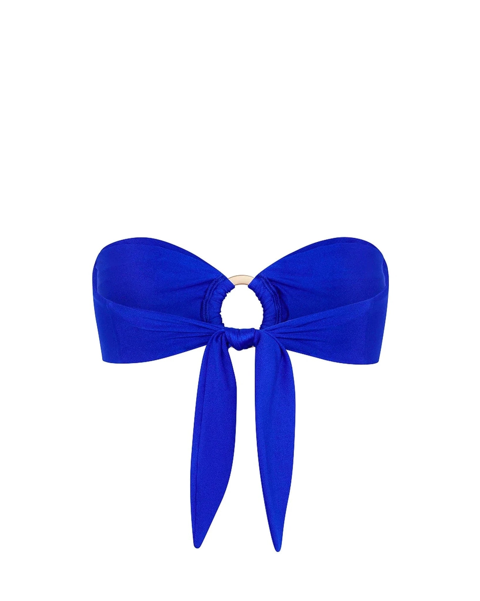 Kulani Kinis Kulani Kinis Strapless Bandeau Bikini Top - Blue Lagoon Kulani Kinis Strapless Bandeau Bikini Top - Blue Lagoon Splash Swimwear