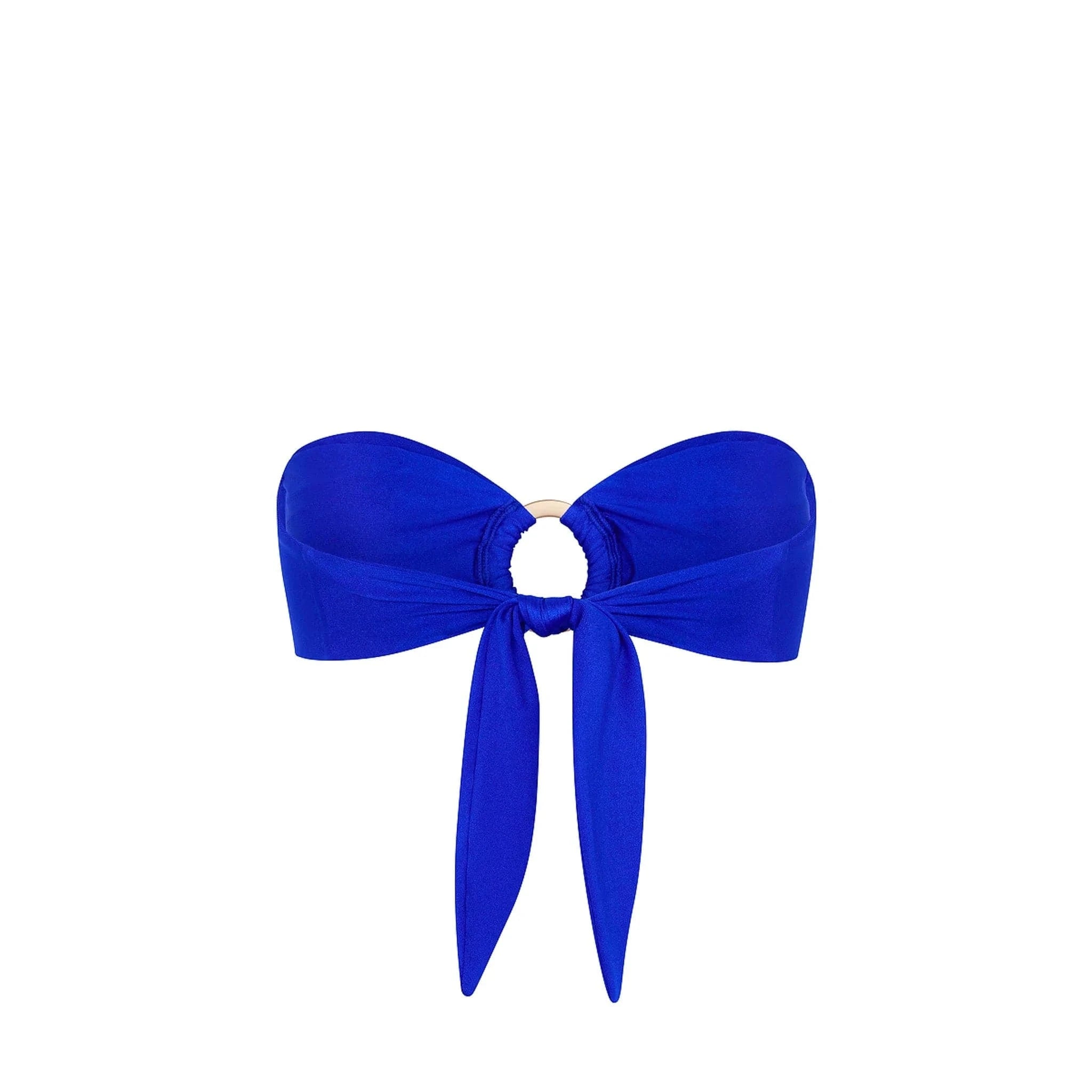 Kulani Kinis Kulani Kinis Strapless Bandeau Bikini Top - Blue Lagoon Kulani Kinis Strapless Bandeau Bikini Top - Blue Lagoon Splash Swimwear