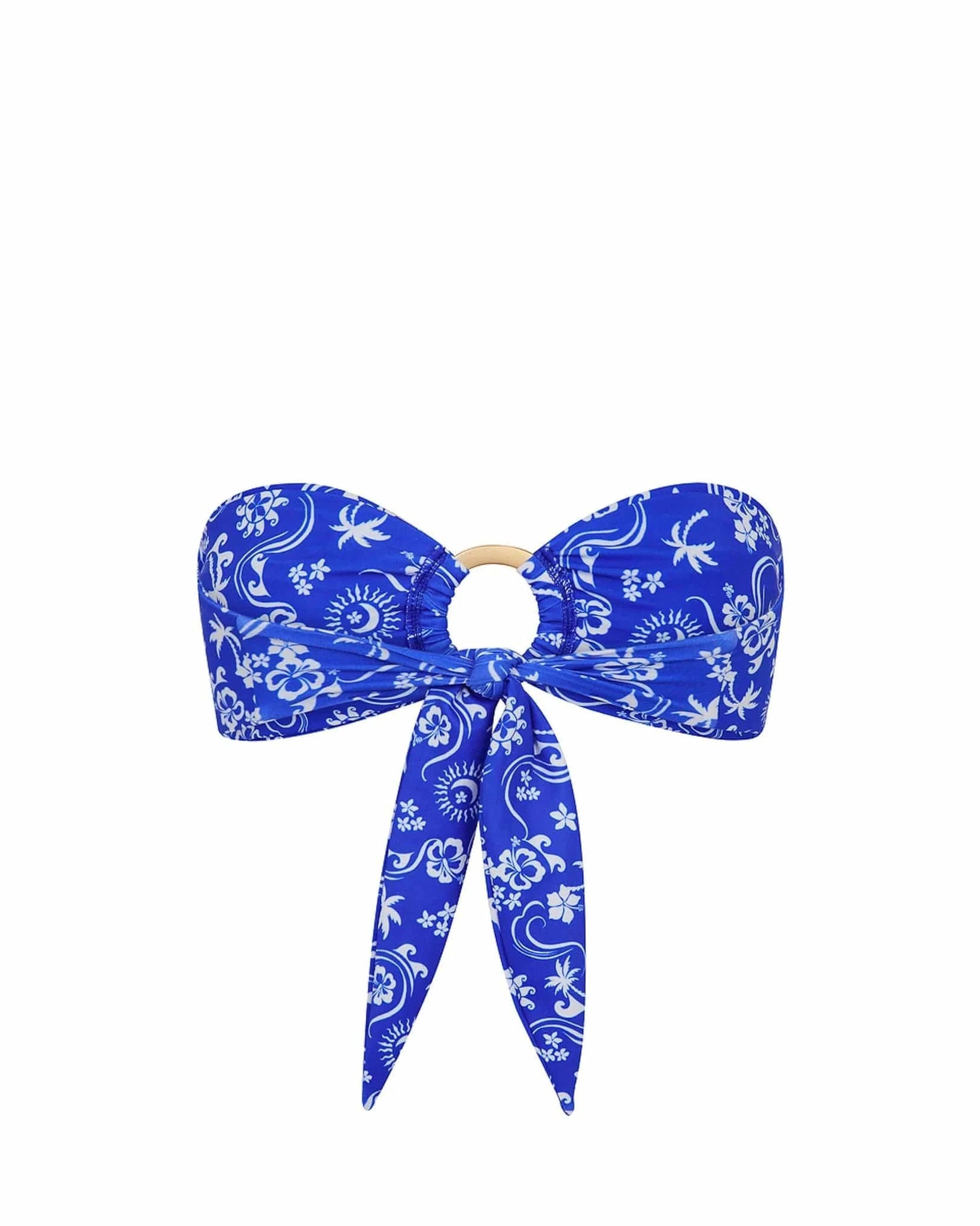 Kulani Kinis Kulani Kinis Strapless Bandeau Bikini Top - Surfside Kulani Kinis Strapless Bandeau Bikini Top - Surfside Splash Swimwear