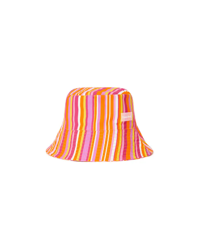 Kulani Kinis Kulani Kinis Sugar Stripe Bucket Hat Kulani Kinis Sugar Stripe Bucket Hat Splash Swimwear Hats
