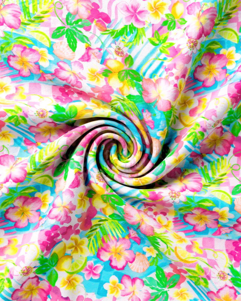 Kulani Kinis Kulani Kinis Summer Daydreams Scrunchie HAIR112-SUDA Kulani Kinis Summer Daydreams Scrunchie Splash Swimwear Accessories 840522520224