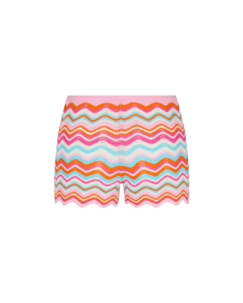Kulani Kinis Kulani Kinis Sunset Wave Knit Micro Short Kulani Kinis Sunset Wave Knit Micro Short Splash Swimwear Womens Shorts