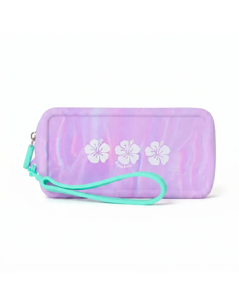 Kulani Kinis Kulani Kinis Swirly Girl Jelly Pouch 17676-SWGI Kulani Kinis Swirly Girl Jelly Pouch Splash Swimwear Bags 840522525373