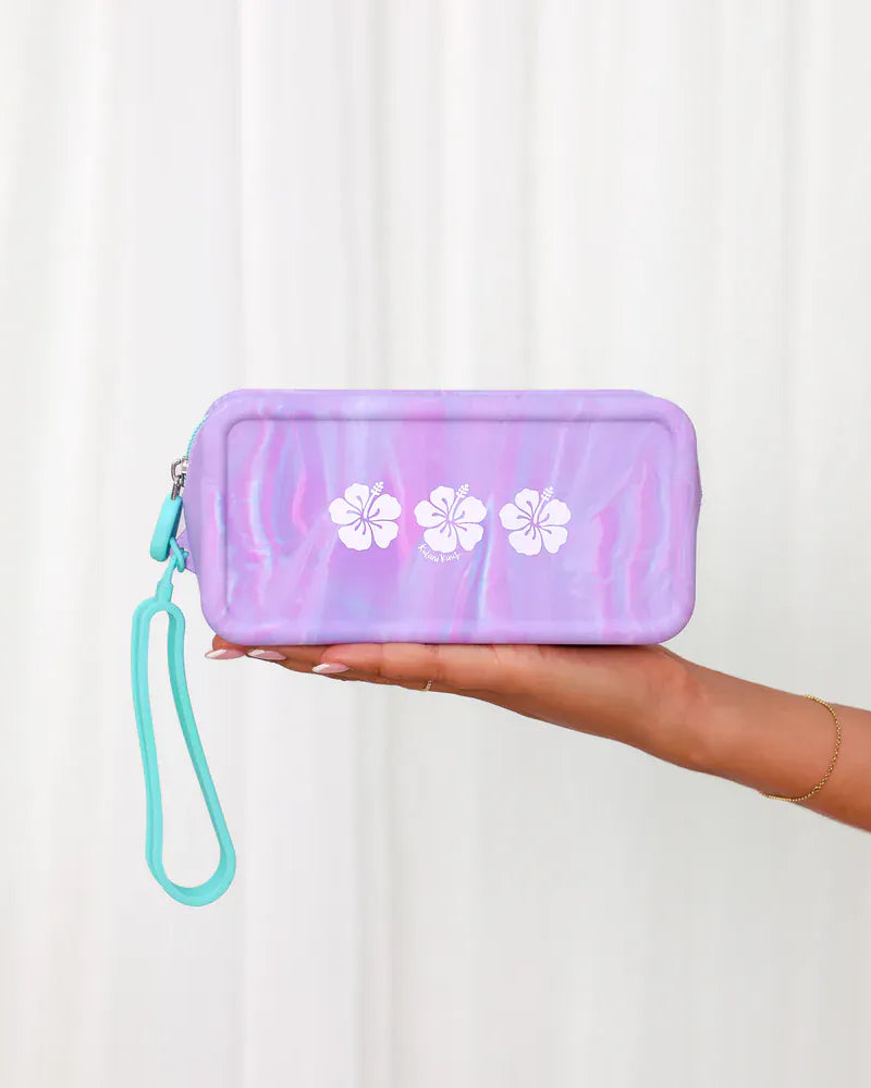 Kulani Kinis Kulani Kinis Swirly Girl Jelly Pouch 17676-SWGI Kulani Kinis Swirly Girl Jelly Pouch Splash Swimwear Bags 840522525373