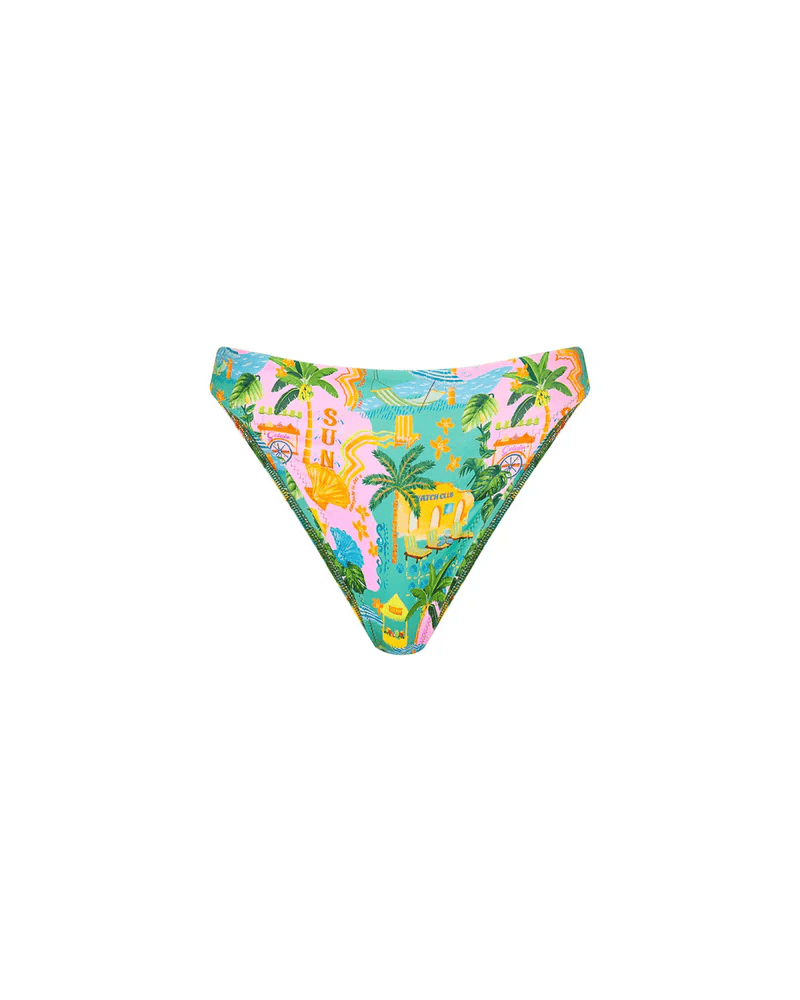 Kulani Kinis Kulani Kinis Underwire Bra Bikini Top & Full Vintage Pant Bikini Set - Sunlit Spritz 52787431097465 Kulani Kinis Ditzy Underwire Bra Bikini Top - Sunlit Spritz Splash Swimwear Bikini Set XS 52787431097465