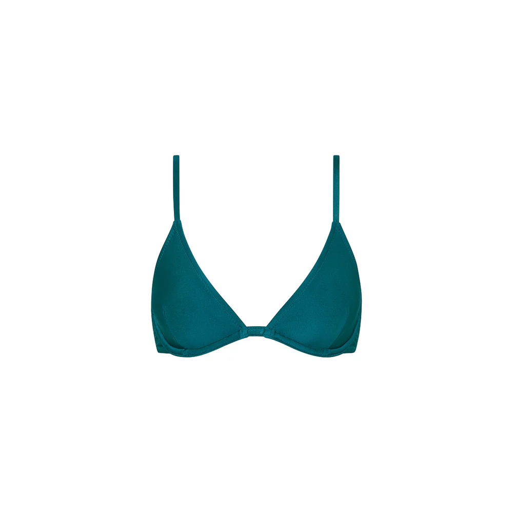 Kulani Kinis Kulani Kinis Underwire Triangle B-C Cup Bikini Top - Laguna Haze Kulani Kinis Underwire Triangle B-C Cup Bikini Top - Laguna Haze Splash Swimwear Bikini Tops