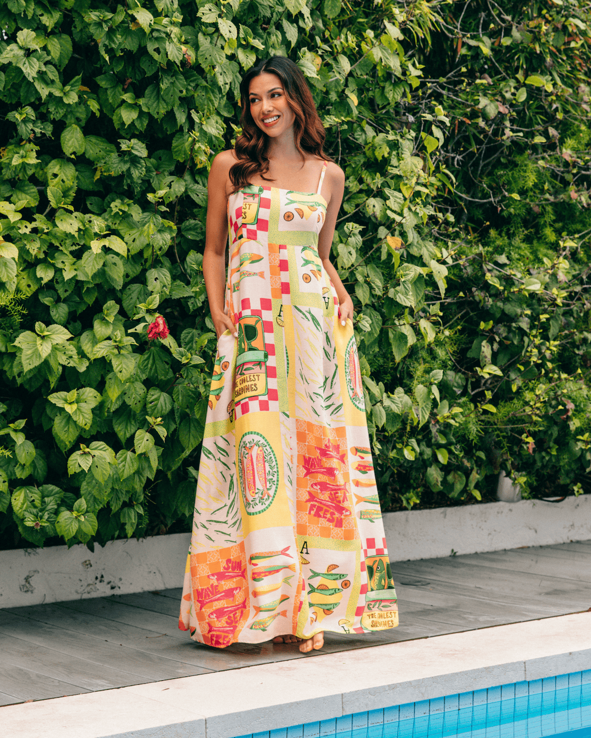 Label of Love Label Of Love Sardinia Maxi Dress Label Of Love Sardinia Maxi Dress Splash Swimwear Dresses