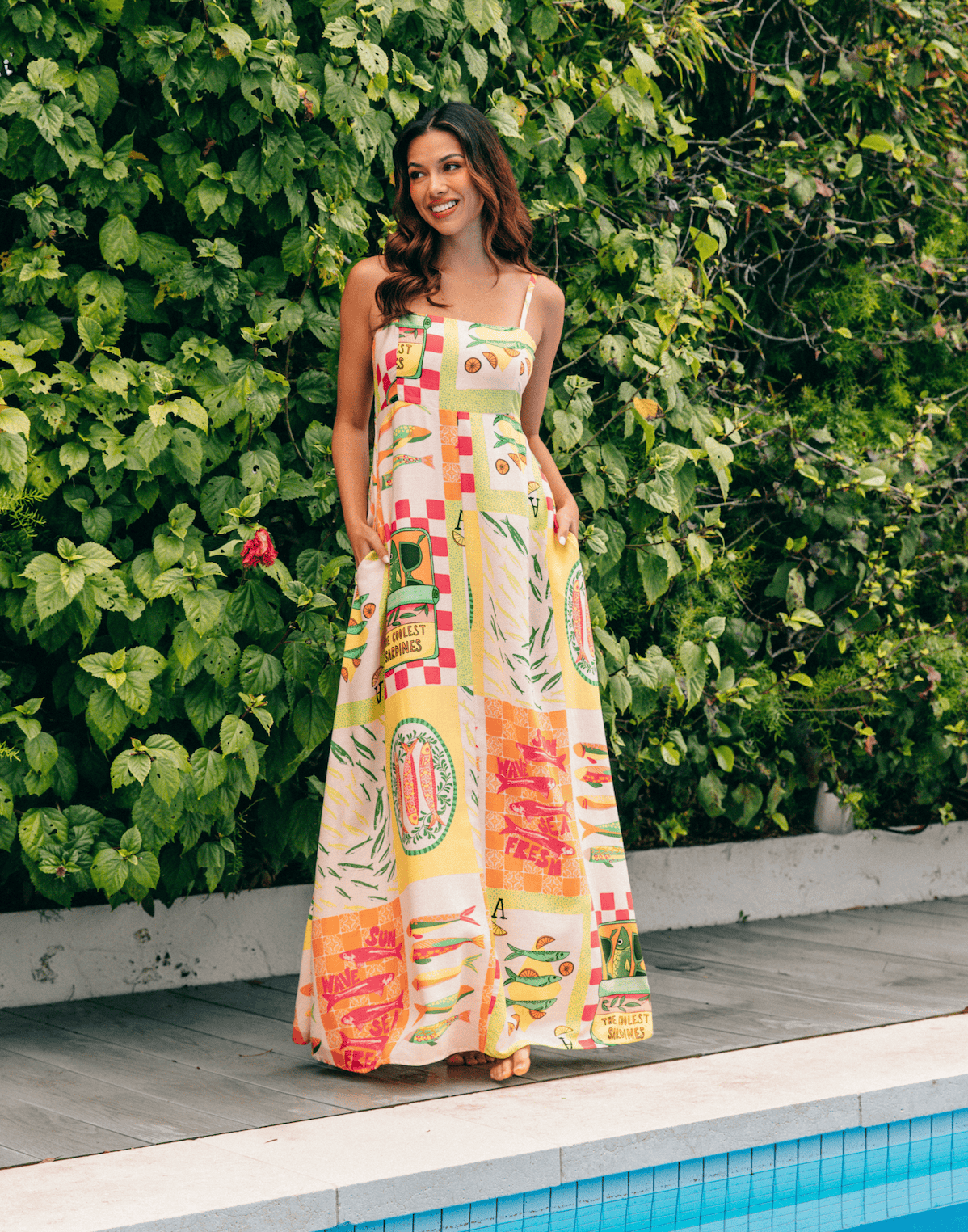 Label of Love Label Of Love Sardinia Maxi Dress Label Of Love Sardinia Maxi Dress Splash Swimwear Dresses